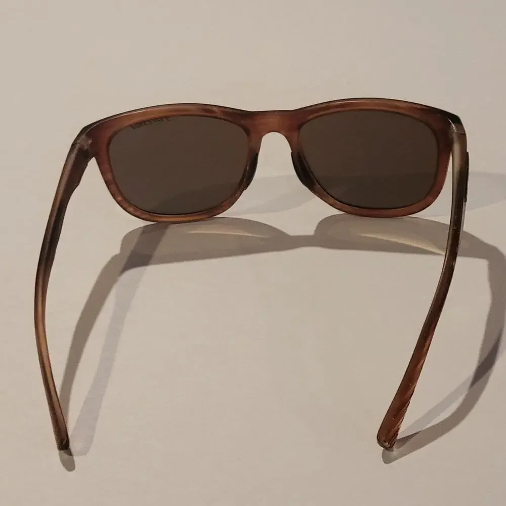 Tifosi Optics SWANK Sunglasses Woodgrain Frame  with Yellow Mirror